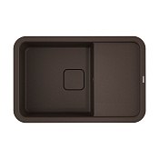 Omoikiri Tasogare 78-DC Кухонная мойка Artgranit 78x51 см, цвет: темный шоколад 4993749