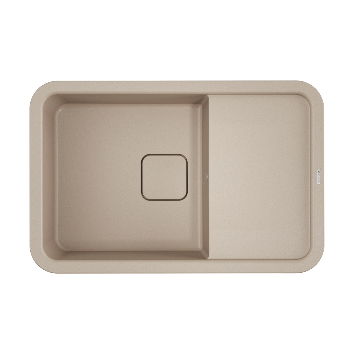 Omoikiri Tasogare 78-SA Кухонная мойка Artgranit 78x51 см, цвет: бежевый 4993751