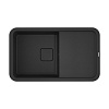 Omoikiri Tasogare 86-BL Кухонная мойка Artgranit 86x51 см, цвет: черный 4993469