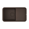 Omoikiri Tasogare 86-DC Кухонная мойка Artgranit 86x51 см, цвет: темный шоколад 4993468