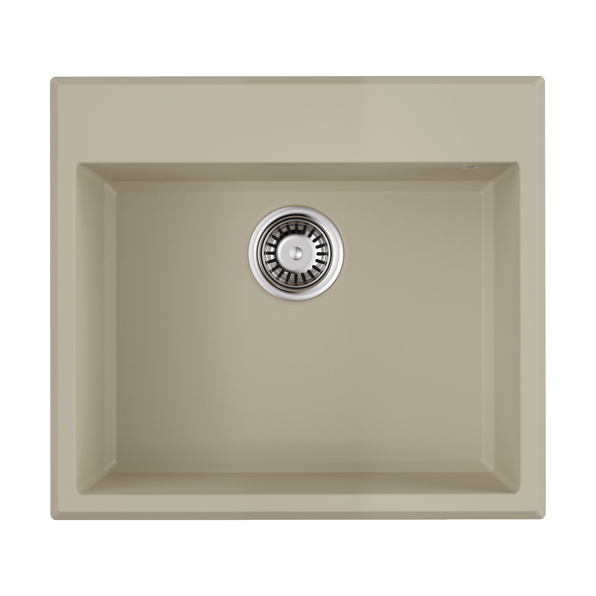 Omoikiri Tedori 57-BE Кухонная мойка Tetogranit 57x51 см, цвет: ваниль 4993981