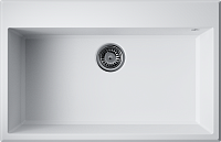 Omoikiri Tedori 79-WH Кухонная мойка Tetogranit 79x51 см, цвет: белый 4993951