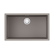 Omoikiri Yamakawa 75-U/I-GR Кухонная мойка Artceramic 75,6x45,6 см, цвет: leningrad grey 4993776
