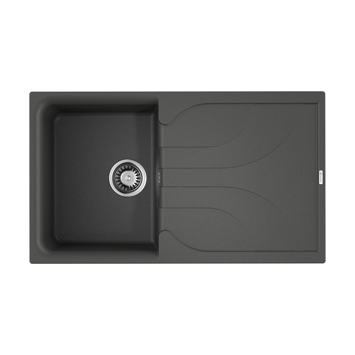 Omoikiri Yasugata 86-PL Кухонная мойка Tetogranit 86x50 см, цвет: платина 4993875