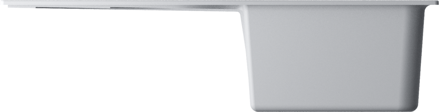 Omoikiri Yasugata 86-WH Кухонная мойка Tetogranit 86x50 см, цвет: белый 4993871