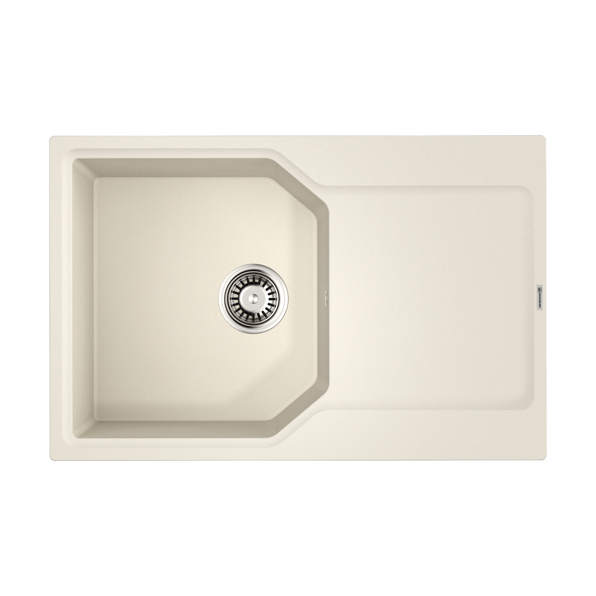 Omoikiri Yonaka 78-PA Кухонная мойка Artgranit 78x51 см, цвет: пастила 4993704