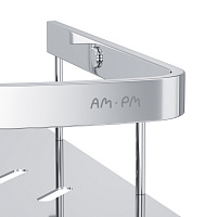 Am.Pm Sense L Полка подвесная 30 см, угловая, цвет: хром глянцевый A7454100