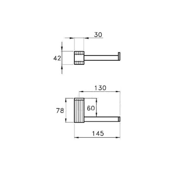 Stella Casanova Держатель туалетной бумаги, настенный, цвет: золото CS 10014 AU00