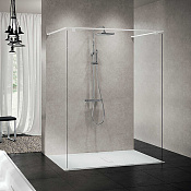 Novellini Kuadra Душевое ограждение 154х214,7 см, профиль белый матовый KUADFC156PO-1U