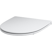 Am.Pm Awe Крышка-сиденье с микролифтом, крепление хром, цвет: белый матовый C117853WH