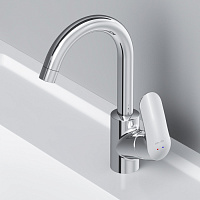 Am.Pm Like Смеситель для раковины на 1 отверстие, без д/к, длина излива 13,5 см, цвет: хром глянец F8002700