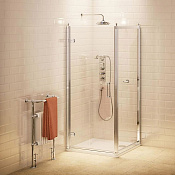 Burlington Britton Душевая дверь 76х195h см, цвет профиля хром глянцевый/ цвет стекла прозрачное C19