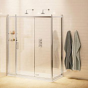 Burlington Britton Душевая дверь 110х195h см, цвет профиля хром глянцевый/ цвет стекла прозрачное C6S