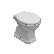 Globo Paestum Чаша унитаза напольного без крышки и бачка, с креплением, 37,5x58 см, цвет: белый PA002BI