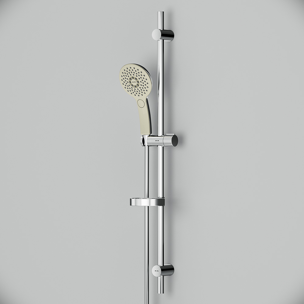 Am.Pm Inspire V2.0 Душевой гарнитур: штанга, шланг, лейка, высота 90 см, цвет: хром глянцевый F0150A000