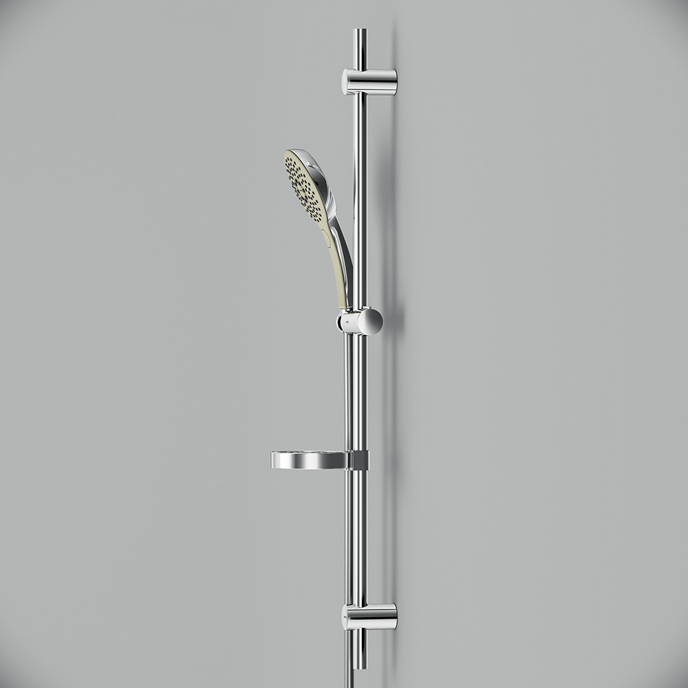 Am.Pm Inspire V2.0 Душевой гарнитур: штанга, шланг, лейка, высота 90 см, цвет: хром глянцевый F0150A000
