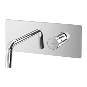 Paffoni Jo Смеситель для раковины, встраиваемый, излив 24,8 см, цвет: хром/нержавейка JO106CR