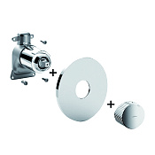 Paffoni Jo Смеситель встраиваемый для душа, на 1 выход, цвет: хром JOBOX010CR