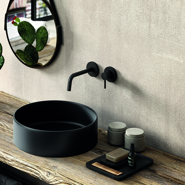 Paffoni Light Смеситель для раковины, встраиваемый, цвет: черный матовый LIG105NO70