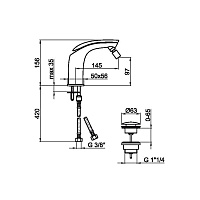 Webert Aria Смеситель для биде, цвет: хром AI840102015