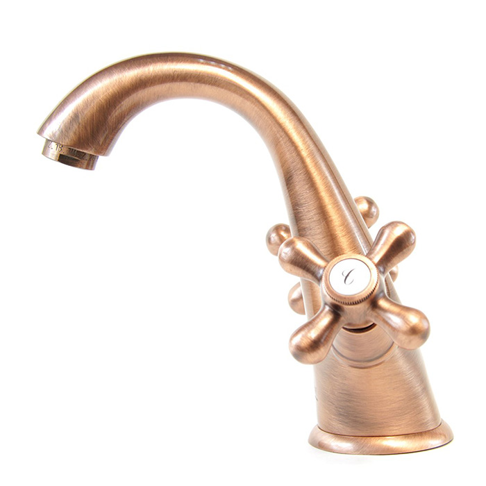 Webert Armony Смеситель для раковины, с донным клапаном, цвет: медь AM700102060