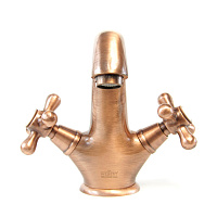 Webert Armony Смеситель для раковины, с донным клапаном, цвет: медь AM700102060