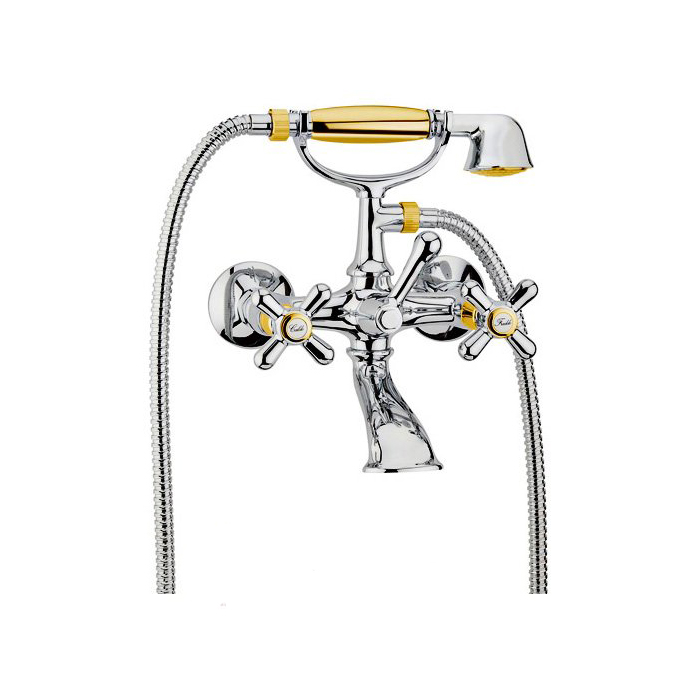 Webert Armony Смеситель для ванны, цвет: хром/золото AM720201017(153)