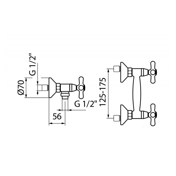 Webert Armony Смеситель для душа, цвет: хром AM760102015