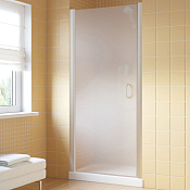 Vegas Glass Душевая дверь в нишу 65x199.5h см, проф. хром стекло 6мм сатин EP Lux 65 07 10 L