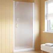 Vegas Glass Душевая дверь в нишу 70x199.5h см, проф. белый стекло 6мм сатин EP Lux 70 01 10 R