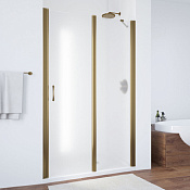 Vegas Glass Душевая дверь в нишу 105x189h см, проф. бронза стекло 6мм сатин EP-F-1 105 05 10 R