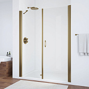 Vegas Glass Душевая дверь в нишу 180x189h см, проф. бронза стекло 6мм прозр. EP-F-2 180 05 01 R