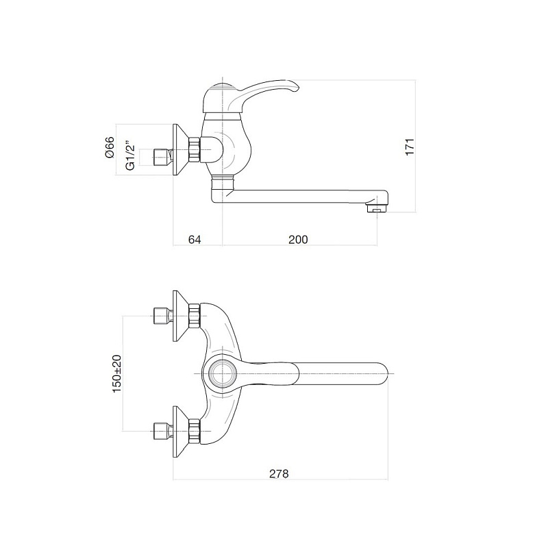 Webert Aurora Смеситель для кухни однорычажный, цвет: бронза AU910101065