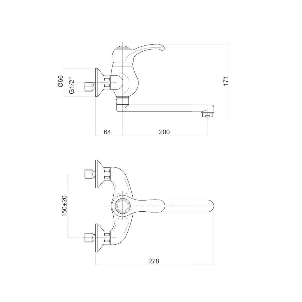 Webert Aurora Смеситель для кухни однорычажный, цвет: медь AU910101060