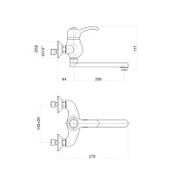 Webert Aurora Смеситель для кухни однорычажный, цвет: медь AU910101060