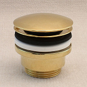 Webert Comfort Донный клапан автоматический click-clack, универсальный, цвет: золото AC0405010