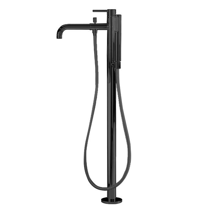 Webert Elio Смеситель для ванны, напольный, цвет: черный матовый EL851101560