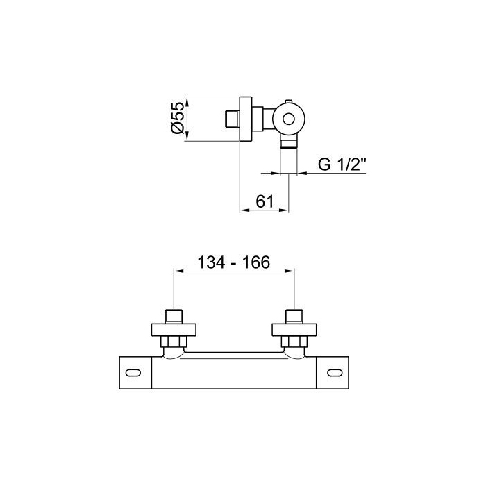 Webert Elio Смеситель для душа, цвет: хром EL980102015