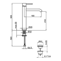 Webert Elio Смеситель для раковины, цвет: хром EL830402015