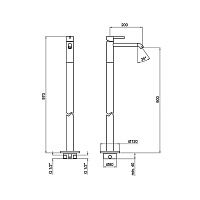 Webert Elio Смеситель для раковины, цвет: хром EL832101015