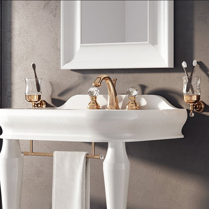 Webert Karenina Смеситель для раковины, цвет: хром/кристаллы Swarovski KA750101015