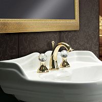 Webert Karenina Смеситель для раковины, цвет: хром/кристаллы Swarovski KA750101015