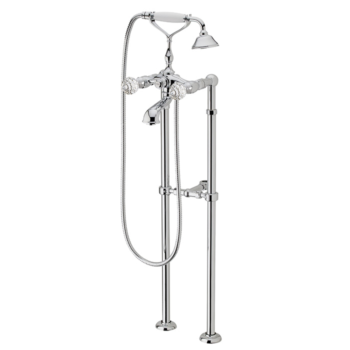 Webert Karenina Смеситель для ванны, цвет: хром/кристаллы Swarovski KA720801015