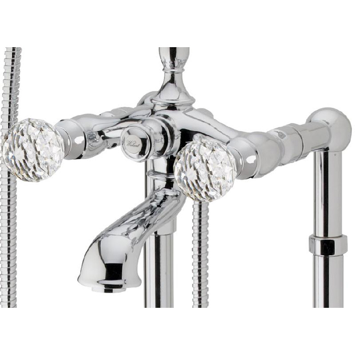Webert Karenina Смеситель для ванны, цвет: хром/кристаллы Swarovski KA720801015
