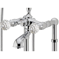Webert Karenina Смеситель для ванны, цвет: хром/кристаллы Swarovski KA720801015