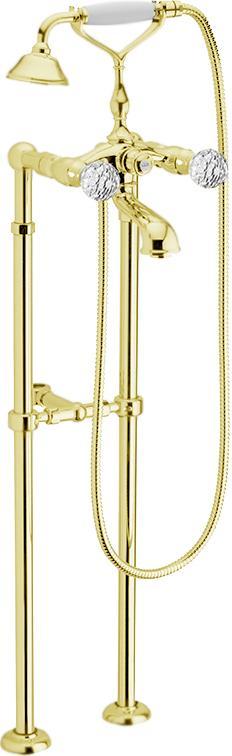 Webert Karenina Смеситель для ванны, цвет: золото/кристаллы Swarovski KA720801010