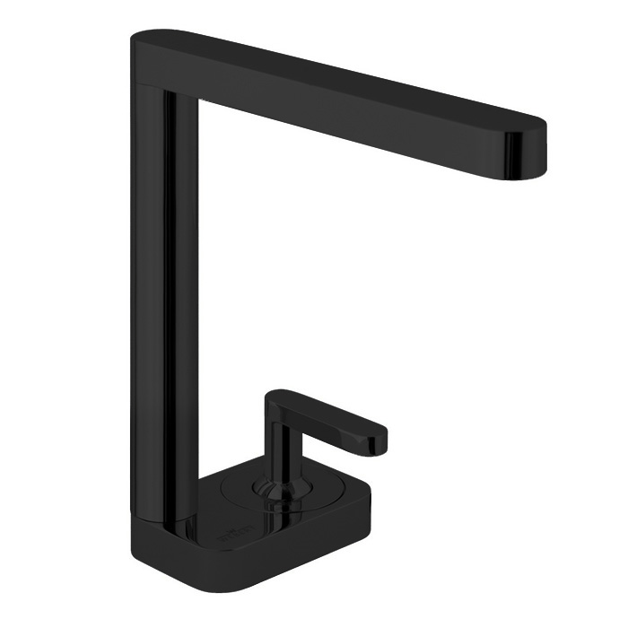 Webert Living Смеситель для раковины, без донного клапана, цвет: черный матовый LV830102560