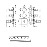 Webert Living Смеситель для душа, термостатический, цвет: черный матовый LV971402560