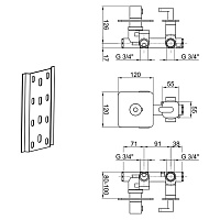 Webert Living Смеситель для душа, цвет: хром LV971302015