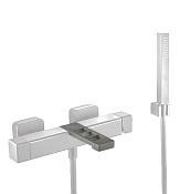 Webert One-X Смеситель для ванны, ручной душ. гарнитур, цвет: хром/сталь OX850101015